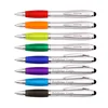 Promotional flash light gift custom led logo pen with touch stylus