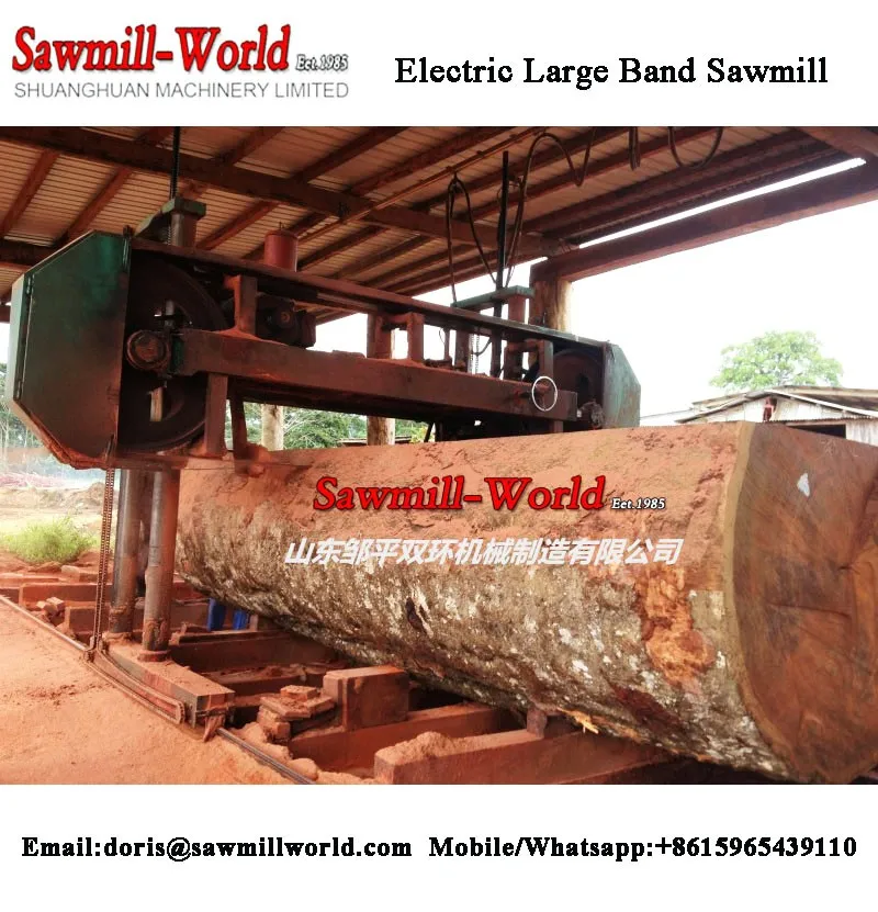 Band Saw Sawmill With Hydraulic Log Clamp Buy Portable Sawmill