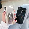 Fashion Shining Laser Diamond Texture Phone Case For iPhone X XS XR XS Max 6 6S 7 8 Plus Clear Mirror Acrylic