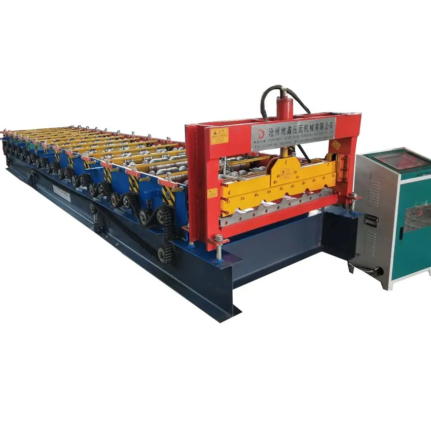 Metal Roof Sheet Press Roll Forming Machine,Metal Roof Tile Making ...