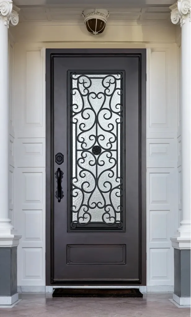 Main Single Door Iron Gate Design - Buy Main Door Iron Gate Design,Iron ...