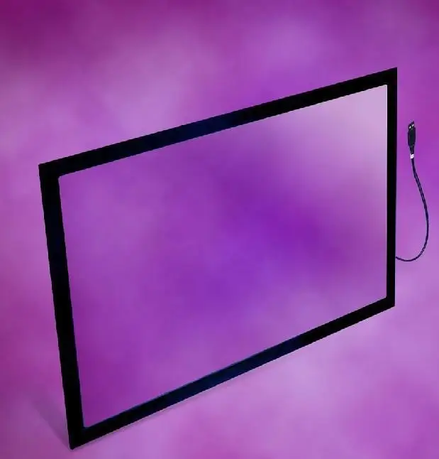 HOT 50 inch 10 points IR multi touch screen overlay kit with USB power for LCD