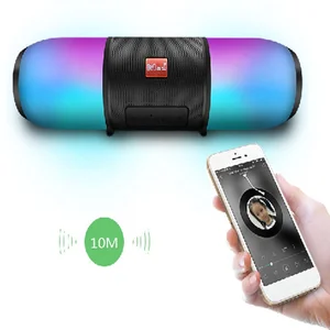 Digital LED Flashing Wireless Portable Bluetooth Speaker