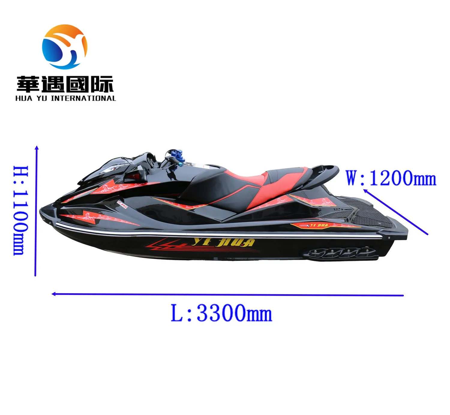 1300CC 250CC 2 people 3-person powerboat