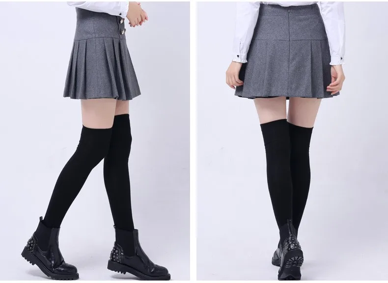 Fashion 100% Cotton Pleated Short Skirts Girls School Uniform - Buy ...