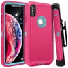 Multi-Layer Military Grade Heavy Duty Belt Clip Holster Stand Rugged Shockproof Case Cover Compatible For iPhone Xr 5.1inch