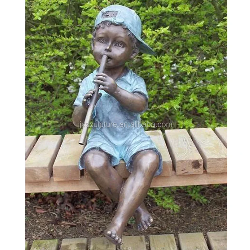 Bronze Garden Statue Fountain