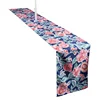 China luxury print table dinner outdoor umbrella table runners with zipper