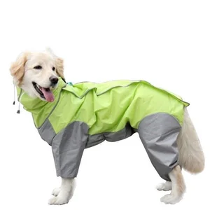 Image of Premium Fashionable Wholesale Large Samoyed Pet Outdoor Hoodie Jumpsuit Jacket Waterproof Dog Raincoat for Small and Large Dog