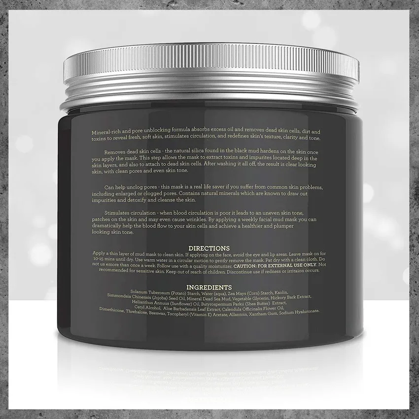 
Private Label Natural Wrinkle Upgrade Moisturizing Dead Sea Mud Mask 