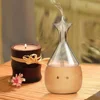 No added Water or Heat Aromatherapy Diffuser Nebulizer made of wood and glass