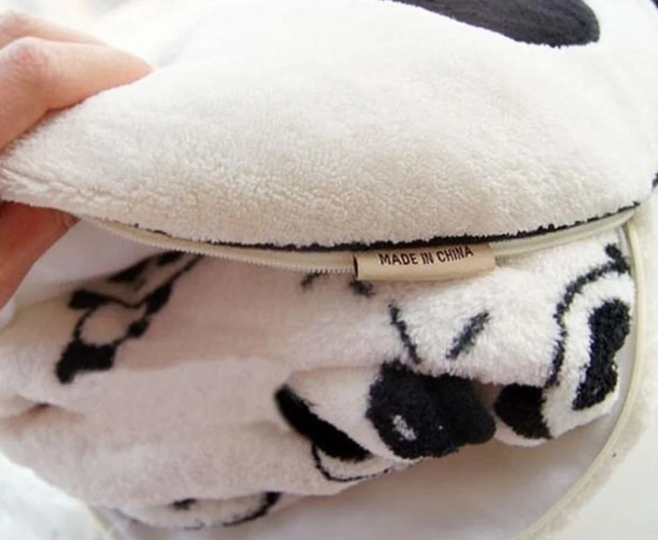 panda plush blanket