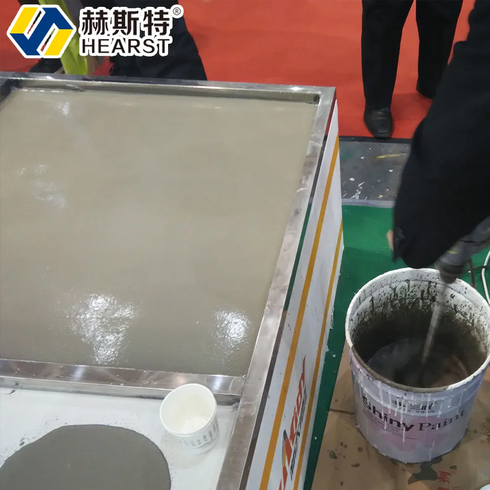 
Concrete floor No shrink grout Self leveling compound 