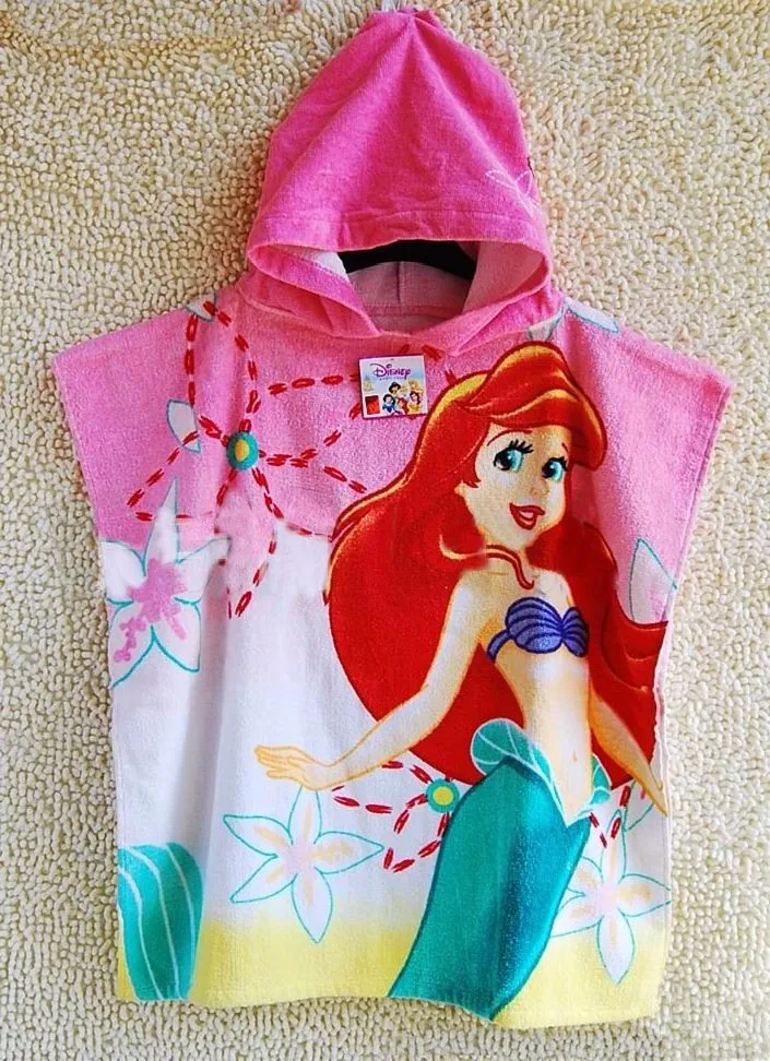 100% cotton beach hooded towel ponchos pattern for baby