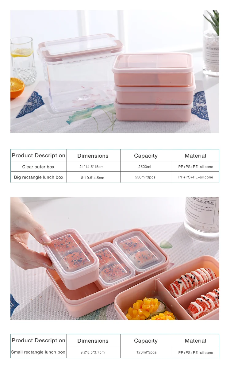 Plastic Divided Plastic Food Container 3 Compartment Containers Buy