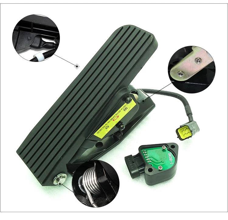 Tractor Electronic Accelerator Pedal With Hall Effect Sensors Buy