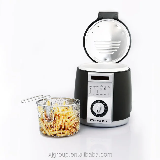 0.9l Mini Round Fryer Electric Home Deep Fryers Buy Round Fryer