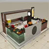 Shopping mall juice kiosk bar retail fresh fruit juice kiosk