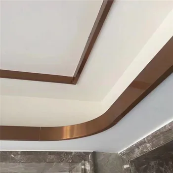 Decorative Trims Ceiling  Metal  Profiles  Stainless Steel  