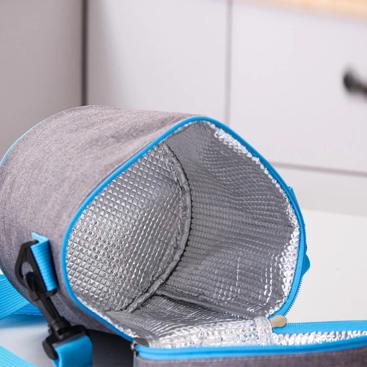 
disposable non woven waterproof tpu fish food ice cream large medical neoprene picnic lunch wine round cooler bag with speaker 