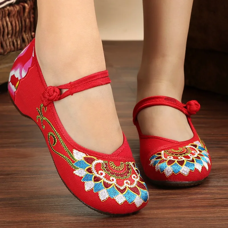 Chinese Cloth Shoes Lady Traditional Chinese Style Models Casual Shoes ...