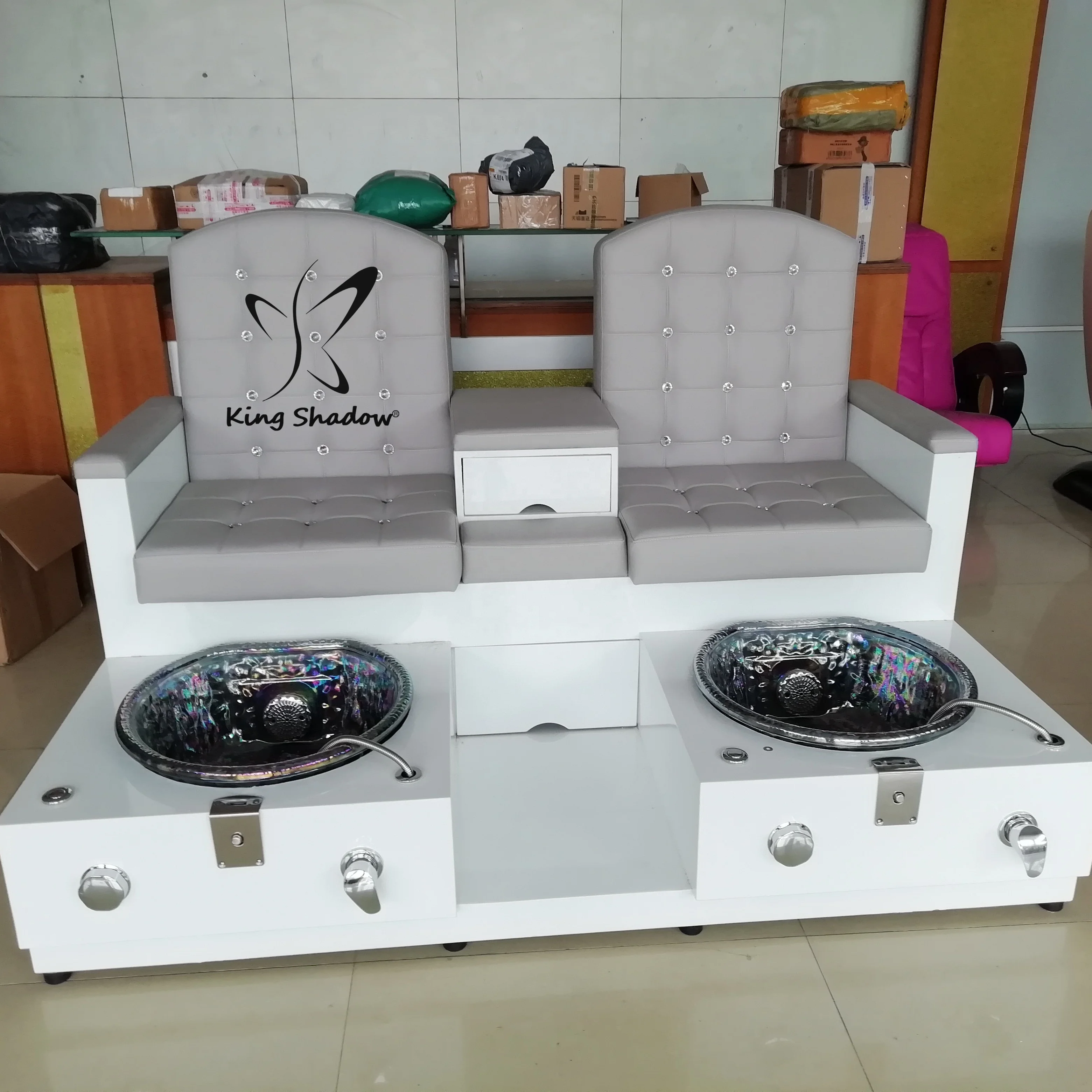 

nail arts salon furniture set spa massage pedicure chair pedicure chair foot spa massage, Optional