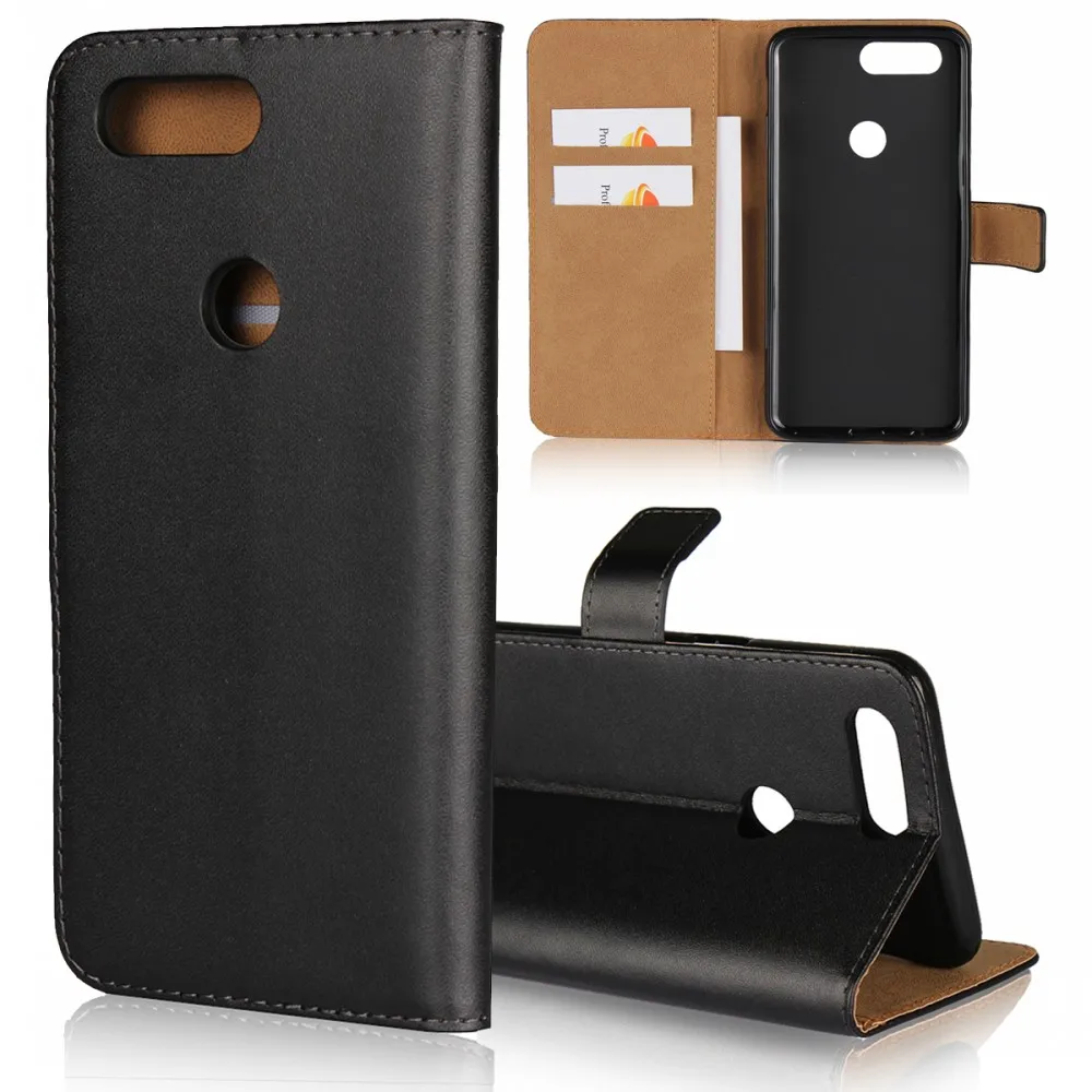 

iCoverCase Phone Accessories Leather Wallet Case For OnePlus 5T 5 T with card holder, Black