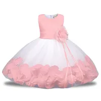 

2018 New design Summer High Quality Flower Party Princess Girl Dress