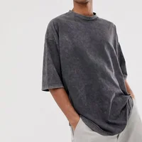 

New Design Summer Cheap mens oversized stone washed t-shirts