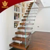 Metal Railings Wooden Staircasel Deck Safety Rails Indoor Straight Stairs Decorative Spiral Staircase