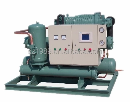 Open Type Water Cooled Condensing Unit For Low Temp - Buy Open Type