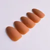 Senboma free sample fake nail art natural materials false nails tips with matte effect