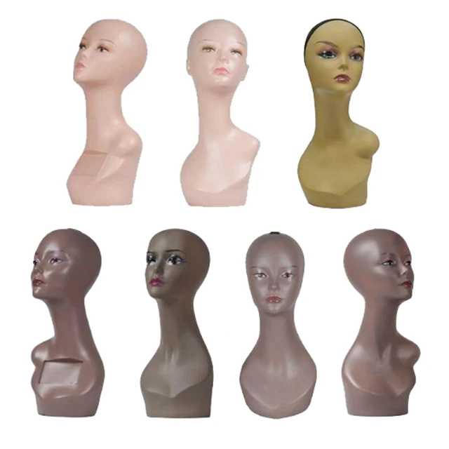 Wholesale Cheap promote sales makeup head Mannequin Display hair discount mannequin head without shoulder