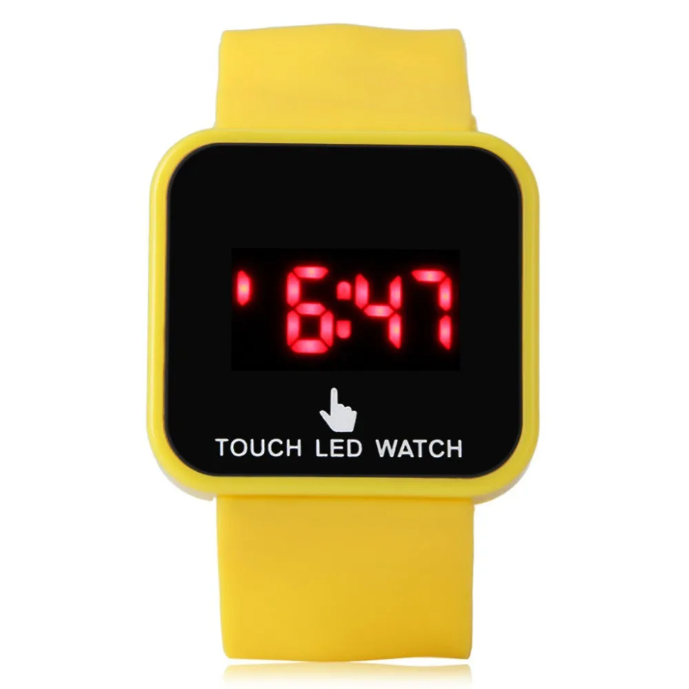 touch led watch instructions