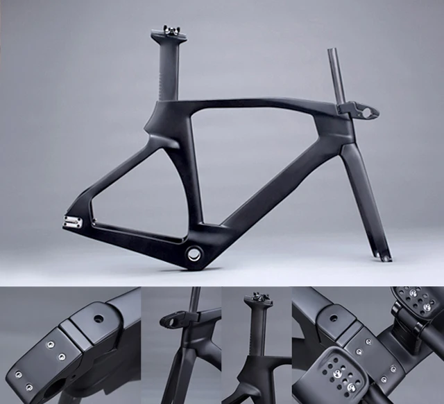 Hong Fu Carbon Fixed Gear Bike Carbon Track Frame For Single Speed