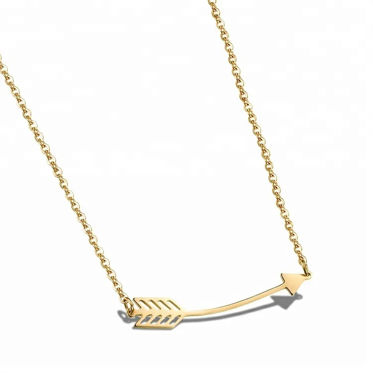 

Marlary Fashion The Cupid's Arrow Of Love Pendant Design 18K Rose Gold Plated Necklace Manufacture, N/a