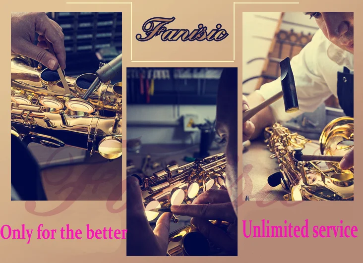 brush gold alto saxophone/Abrasive blasting golden saxophone
