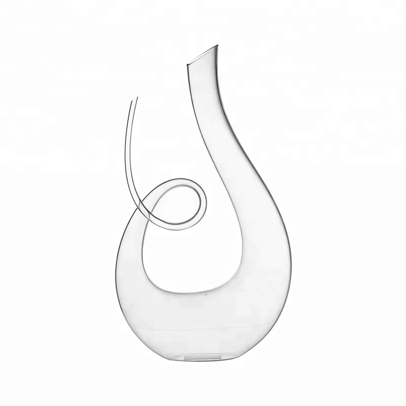 

Customized Gift Hand Made Art Series Treble Crystal Red Wine Decanter, Clear