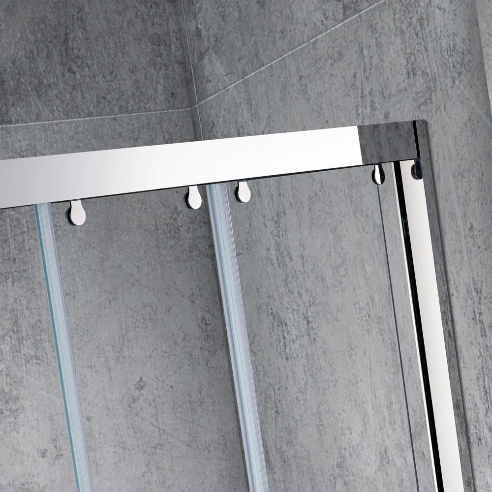 Edge Grinding 3 Panel Sliding Acrylic Plastic Shower Door Buy 3 Panel