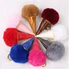 Fluffy Warm Ice Cream Keychain, Unicorn Doll Key Ring Holder ,Fur Ball For Bag Pendant Decor