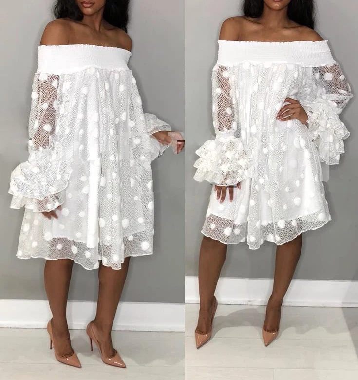 white dress for plus size girl