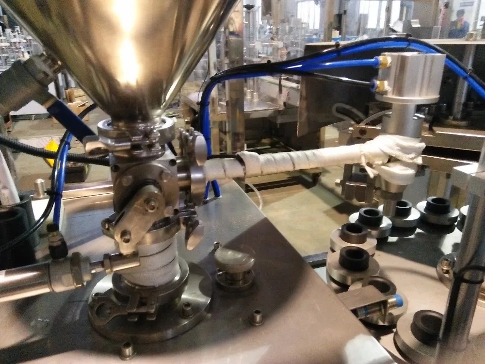 Fully Automatic Metal Tube Filling And Sealing Machine with Charging Machine