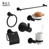 11900 stainless steel rubber paint finish bathroom set 6 pcs bathroom fitting