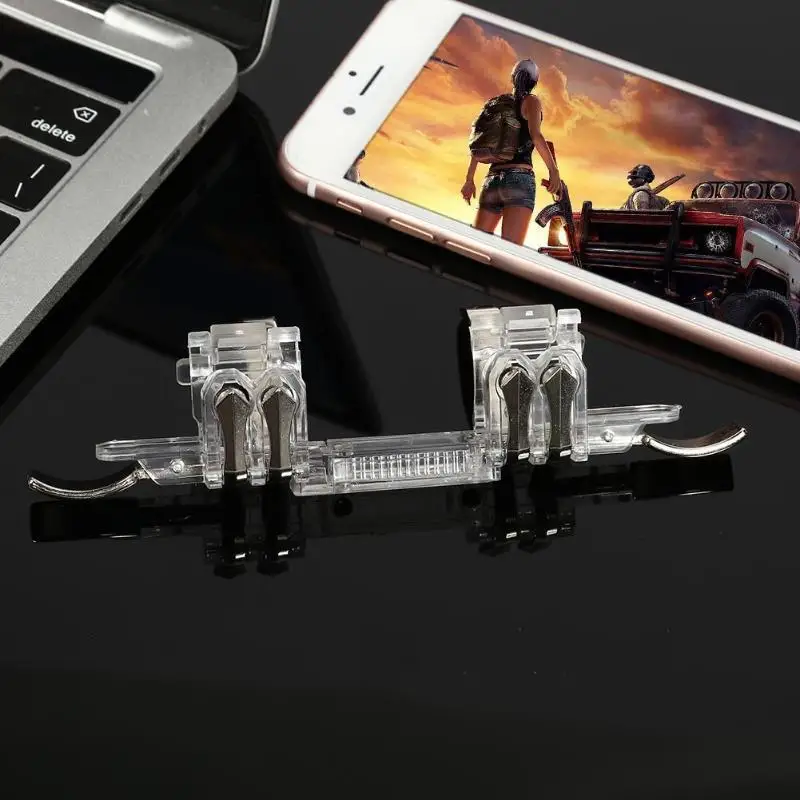 

K19 Metal Smart Phone Mobile Gaming Trigger for PUBG Mobile Gamepad Fire Button