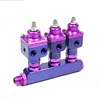 CNC Machine milling Inox/Stainless316/Aluminium purple anodize Nitrous Regulator Kit 2 Stage Fuel-Block Fittings