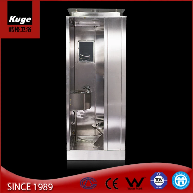 Luxury Dubai Stainless Steel Shower Room One Piece Portable Shower Unit