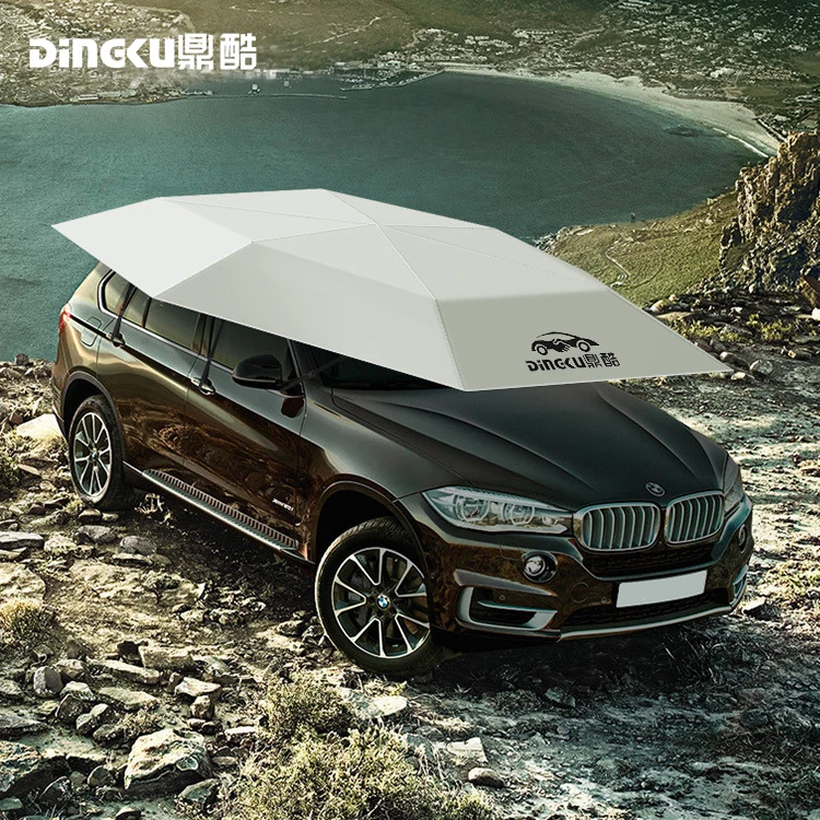 

semiautomamtic car sunshade, portable car sunshade, portable car tent, Silver gray;dark blue;camouflage;sky blue