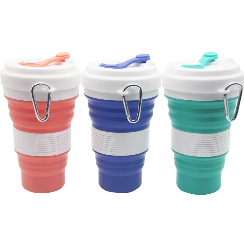 Outdoor Portable Folding Cups 250ml 350ml 550ml Multi-function ...