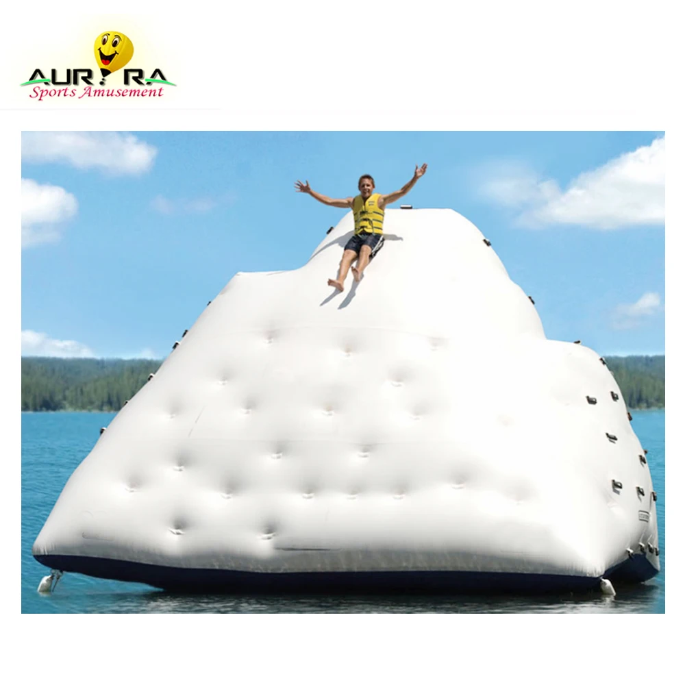 

commercial Inflatable Floating Iceberg Climbing Wall Inflatable Floating Iceberg Island, Customized
