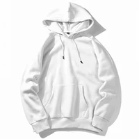 

Custom logo 280gsm high quality plain white pullover sweatshirts oversized blank hoodies for men